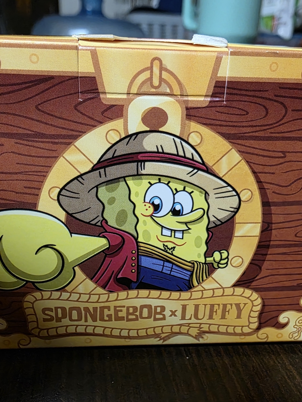 McDonald's SpongeBob x Luffy Yellow & Brown Crossover Toy Box